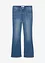 Jeans elasticizzati comfort bootcut, vita media, bonprix