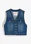 Gilet in jeans elasticizzato, bonprix