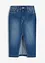 Gonna di jeans con spacco, bonprix