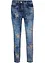 Jeans slim fit con ricami floreali, bonprix