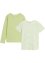 T-shirt + maglia a maniche lunghe in cotone biologico (pacco da 2), bpc bonprix collection