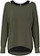 Maglia lunga con top in misto viscosa, bonprix