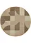 Tappeto rotondo da interno ed esterno in fantasia grafica, bpc living bonprix collection