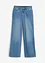 Jeans wide leg elasticizzati, vita media, bonprix