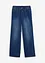 Jeans wide leg elasticizzati, vita media, bonprix