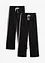Pantaloni in felpa di puro cotone pesante (pacco da 2), bonprix