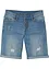 Bermuda di jeans elasticizzati, vita media, bonprix