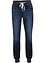 Jeans boyfriend con cinta comoda, vita media, bonprix