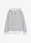 Felpa con cappuccio in misto cotone, bonprix