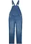 Salopette di jeans, vita media, bonprix