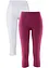 Leggings capri aderenti (pacco da 2), bonprix
