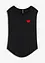 Maglia con fondo asimmetrico in misto viscosa fluente, bonprix