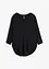 Maglia con maniche a 3/4 in misto viscosa elastan, bonprix
