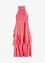Abito in chiffon con volant, bonprix