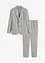 Completo in seersucker slim fit (2 pezzi) giacca e pantaloni, bonprix