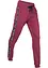 Pantaloni in felpa con fascette e scritta statement, bonprix