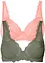 Reggiseno con ferretto e pizzo delicato (pacco da 2), bonprix