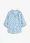 Blusa oversize in mussola fantasia, bonprix
