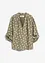 Blusa oversize in mussola fantasia, bonprix