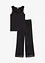 Pigiama con inserto in pizzo, bonprix
