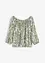 Blusa fantasia in viscosa fluente, bonprix