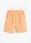 Shorts ampi in misto lino con pinces e cinta comoda a vita alta, bonprix