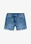 Shorts di jeans con ricami traforati, bonprix