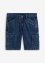 Bermuda cargo in jeans di cotone biologico, loose fit, RAINBOW