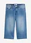 Jeans capri wide leg, a vita media, John Baner JEANSWEAR