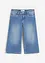 Jeans capri wide leg, a vita media, John Baner JEANSWEAR