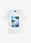 T-shirt in cotone biologico con stampa fotografica, bonprix