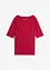 Maglia a mezze maniche con scollo a barca con cotone biologico, bonprix
