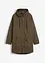 Parka corto in cotone sciancrato a collo alto, bonprix