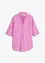 Blusa in misto lino con maniche a 3/4, bonprix
