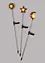 Decorazione solare da giardino sole, luna, stella (set 3 pezzi), bonprix