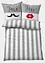 Biancheria da letto con stampa Mr & Mrs, bonprix