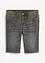 Bermuda di jeans in felpa con taglio comfort, regular fit, bonprix