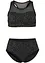 Bikini a bustier con inserto trasparente (set 2 pezzi), bonprix