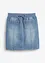 Gonna di jeans elasticizzata con cinta a coste, John Baner JEANSWEAR