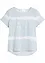 Maglia con fondo asimmetrico in puro cotone biologico, bonprix