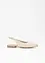 Ballerine in pelle con cinturino, bonprix PREMIUM