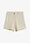 Shorts in misto lino dal taglio diritto, bpc bonprix collection