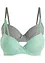 Reggiseno push-up con ferretto e cotone biologico (pacco da 2), bonprix