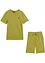 T-shirt e pantaloni corti in cotone biologico (set 2 pezzi), bonprix