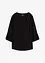 Blusa a maniche lunghe con scollo a V in viscosa fluente, bonprix