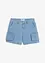 Shorts di jeans cargo, a vita media, John Baner JEANSWEAR