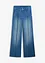 Jeans con bottoni decorativi, wide leg, bonprix