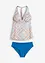 Tankini all'americana (set 2 pezzi) in poliammide riciclata, bonprix