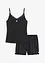 Pigiama estivo con pizzo grazioso, bonprix