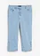 Jeans capri, a vita media, bonprix